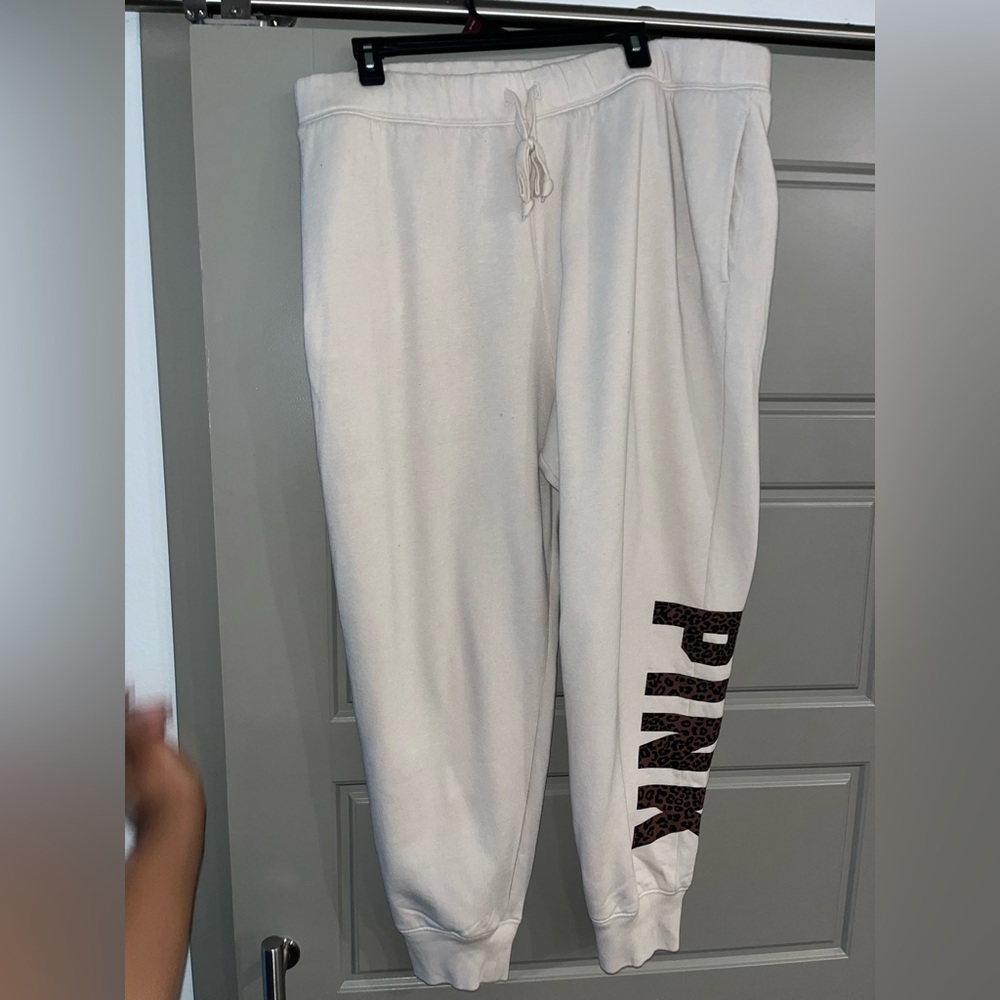 PINK by Victoria Secret Cream Sweatpants